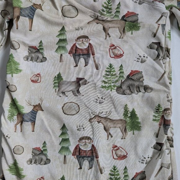 Grow With Me Style Toddler Boy Romper Playsuit Age 1-3 Years Lumber Jack Print - Picture 10 of 10